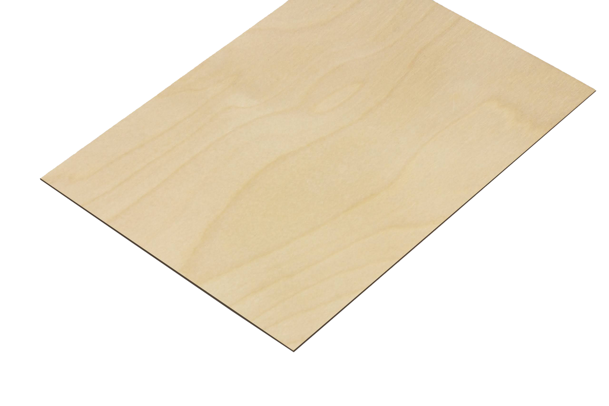 Lasersheets 10 x A4 2mm Birkekrydsfiner | 210 x 297 mm | Værdipakke | Til laserskæring, modelbygning, hobby, CNC, pyrografi