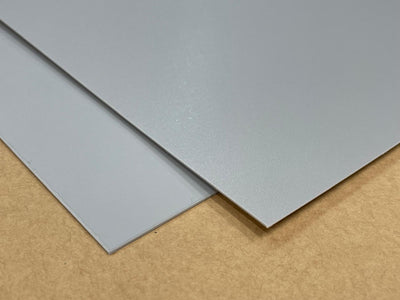 Pakke PP 0,8 mm grå, 10 plader à 61 x 37 cm