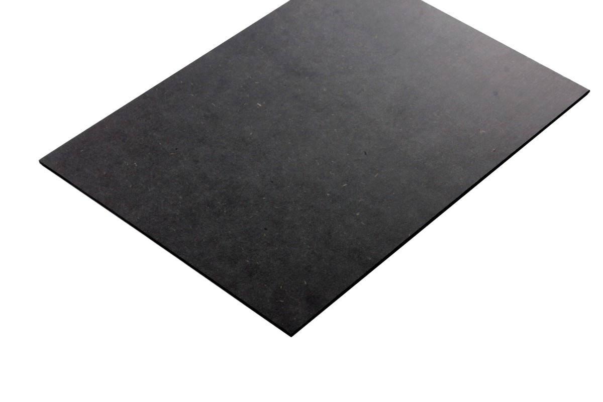 Lasersheets 10 x A4 6mm Sort MDF | 210 x 297 mm | Fordelspakke | Til laserskæring, modelbygning, hobby, CNC, pyrografi